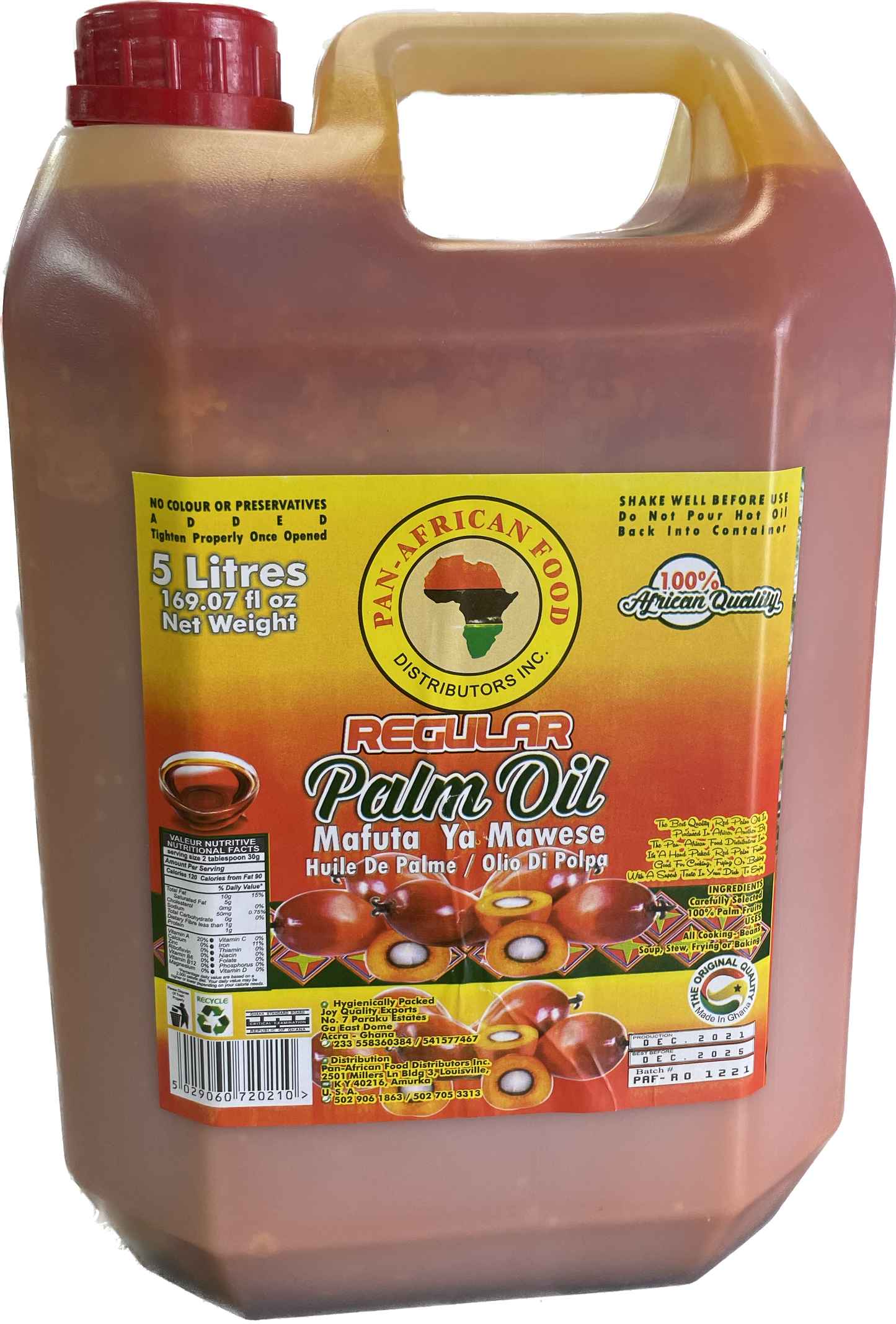 REGULAR PALM OIL 5l