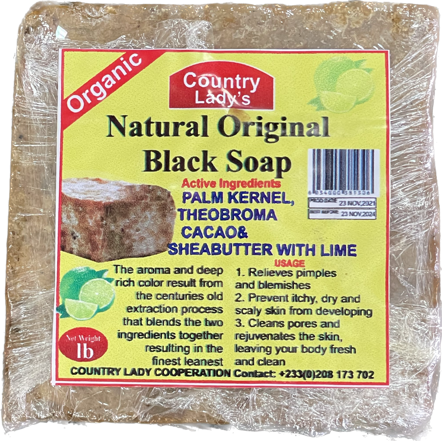 BLACK SOAP 1lb